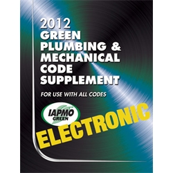 2012 Green Plumbing Mechanical Code Supplements eBook